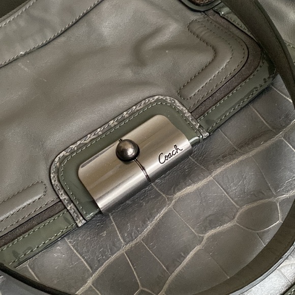 Coach Kristin Spectator North South Hobo Leather Tote Bag Style 18303 - Picture 4 of 16